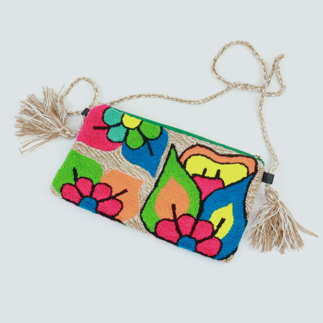 Handmade Embroidered Wayuu Crossbody Bag
