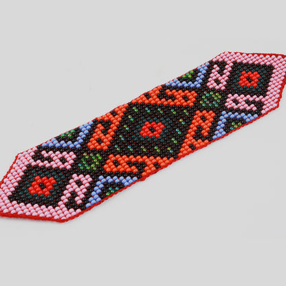 Colombian Bead Bracelet with Tribal Motifs