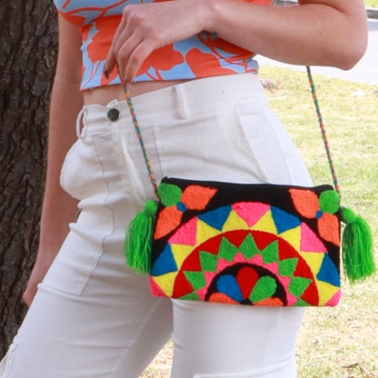 Handmade Embroidered Wayuu Crossbody Bag