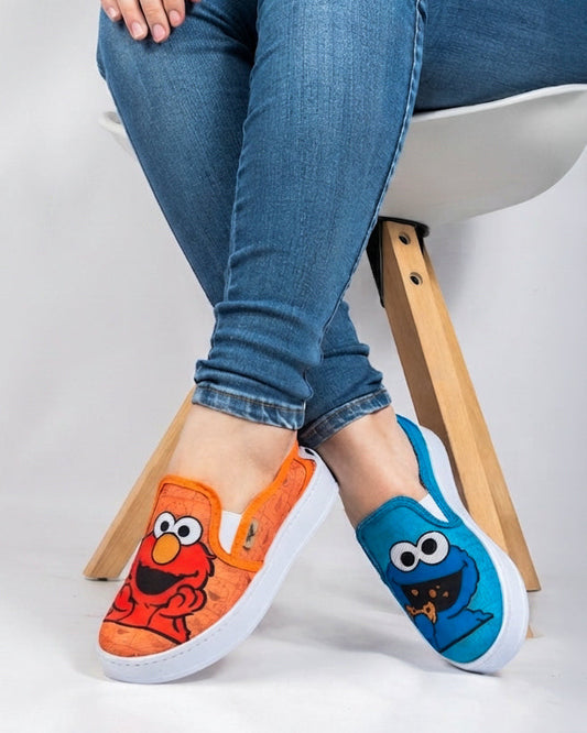 Cookie Monster Slip-On Espadrille Sneakers by Pontiak
