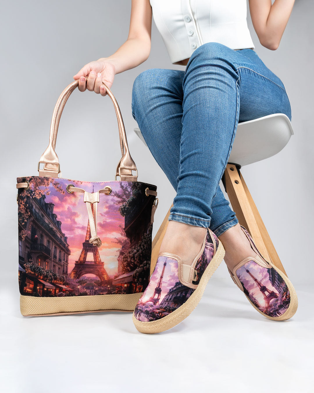 Paris Shoes & Handbag Set by Pontiak