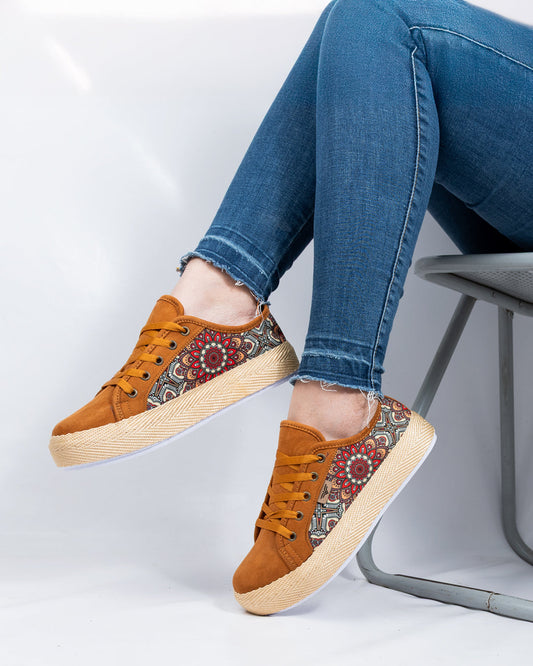 Caffeto Lace-Up Espadrille Sneakers by Pontiak