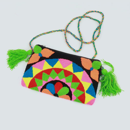 Handmade Embroidered Wayuu Crossbody Bag