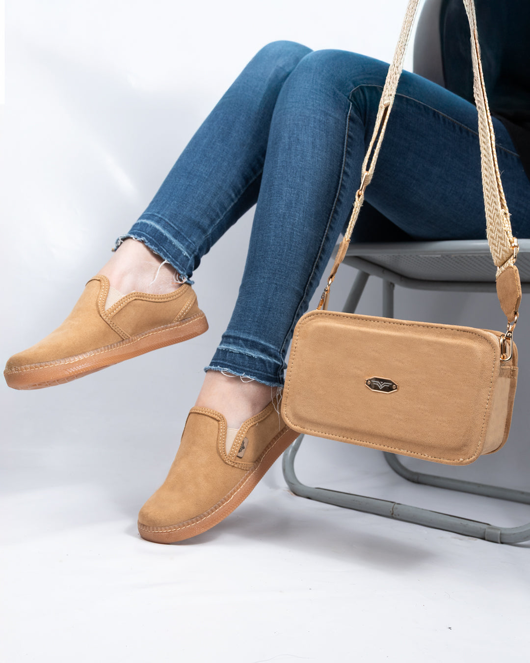 Zamba Sand Shoes & Crossbody Bag Set by Pontiak
