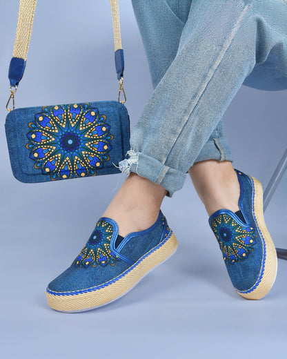 Aruna Shoes & Crossbody Bag Set by Pontiak