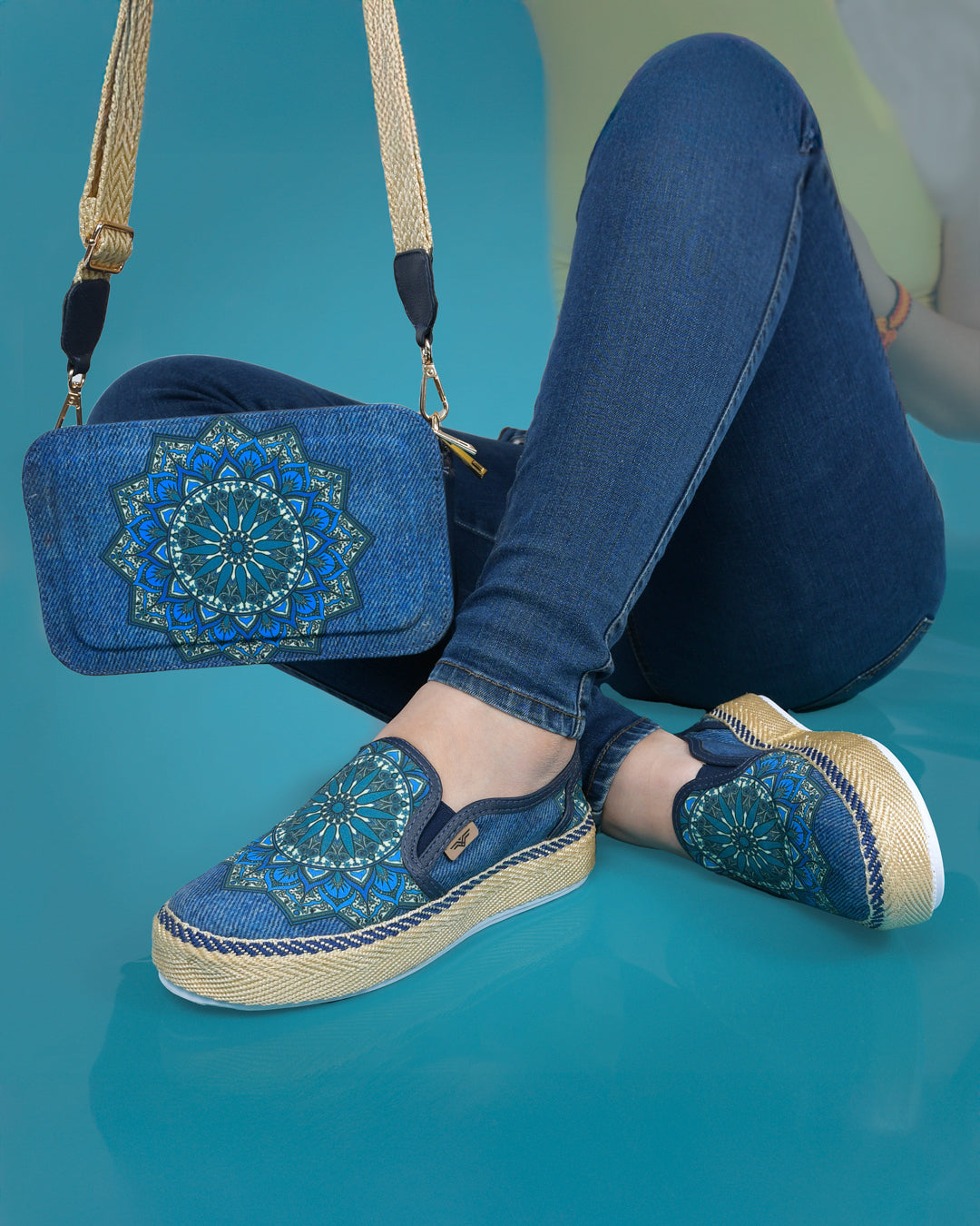 Aruny Shoes & Crossbody Bag Set by Pontiak