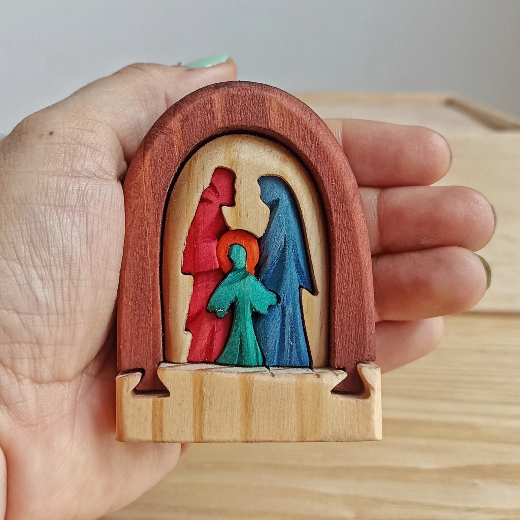 Holy Family Wood Art