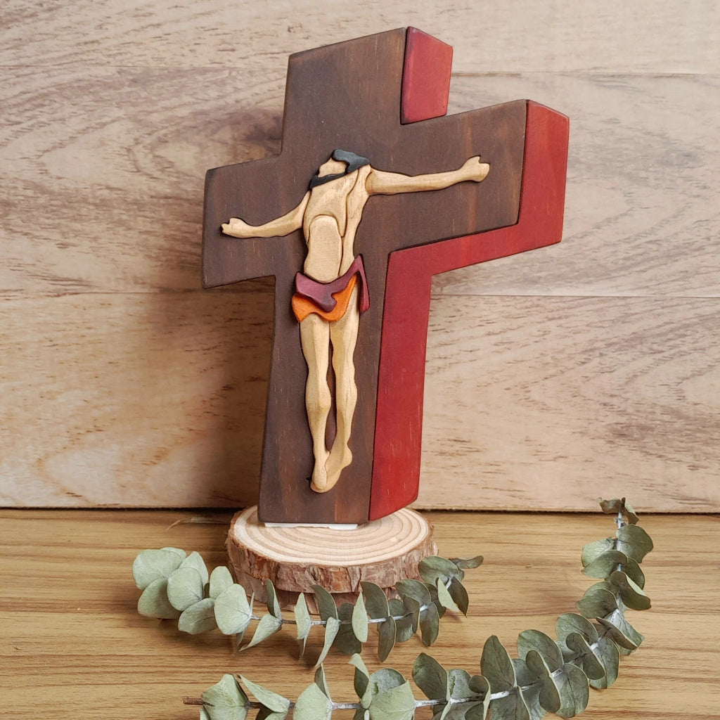 Crucifixion Wooden Wall Crucifix