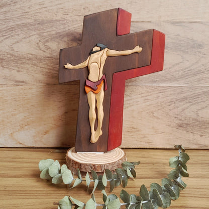 Crucifixion Wooden Wall Crucifix