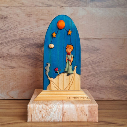 Little Prince and the Rose Wood Art