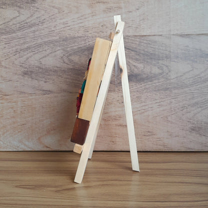 Vallenato Party Wood Art on Easel