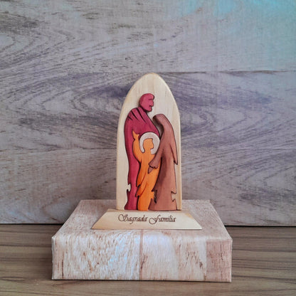 Holy Family Wood Art
