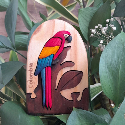 Macaw Wooden Souvenir
