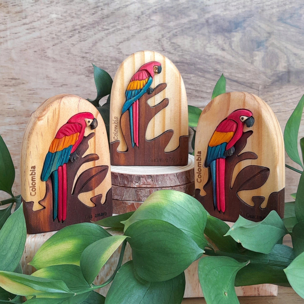 Macaw Wooden Souvenir