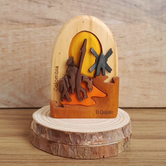 Don Quixote Wooden Souvenir