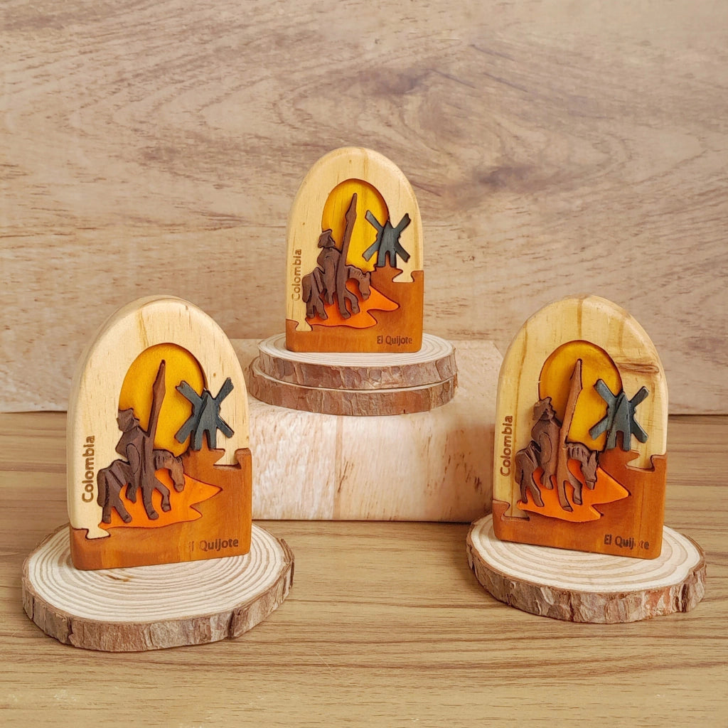 Don Quixote Wooden Souvenir