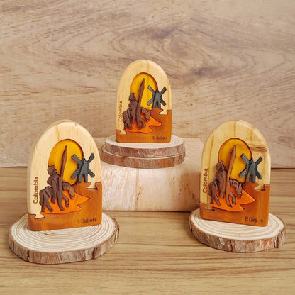 Don Quixote Wooden Souvenir
