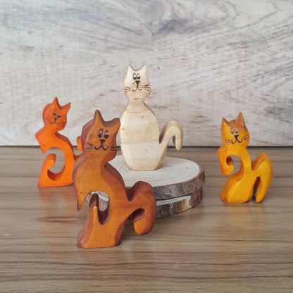 Four Cats Wood Art