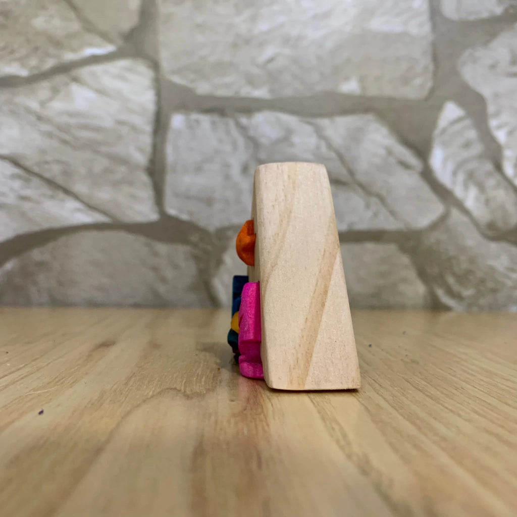 Triangle Wooden Nativity Scene