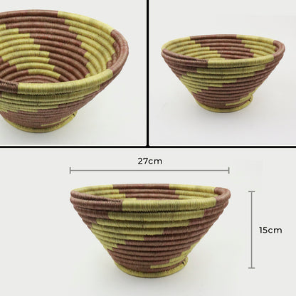 Handmade Fruit Bowl Centerpiece in Fique Fabric
