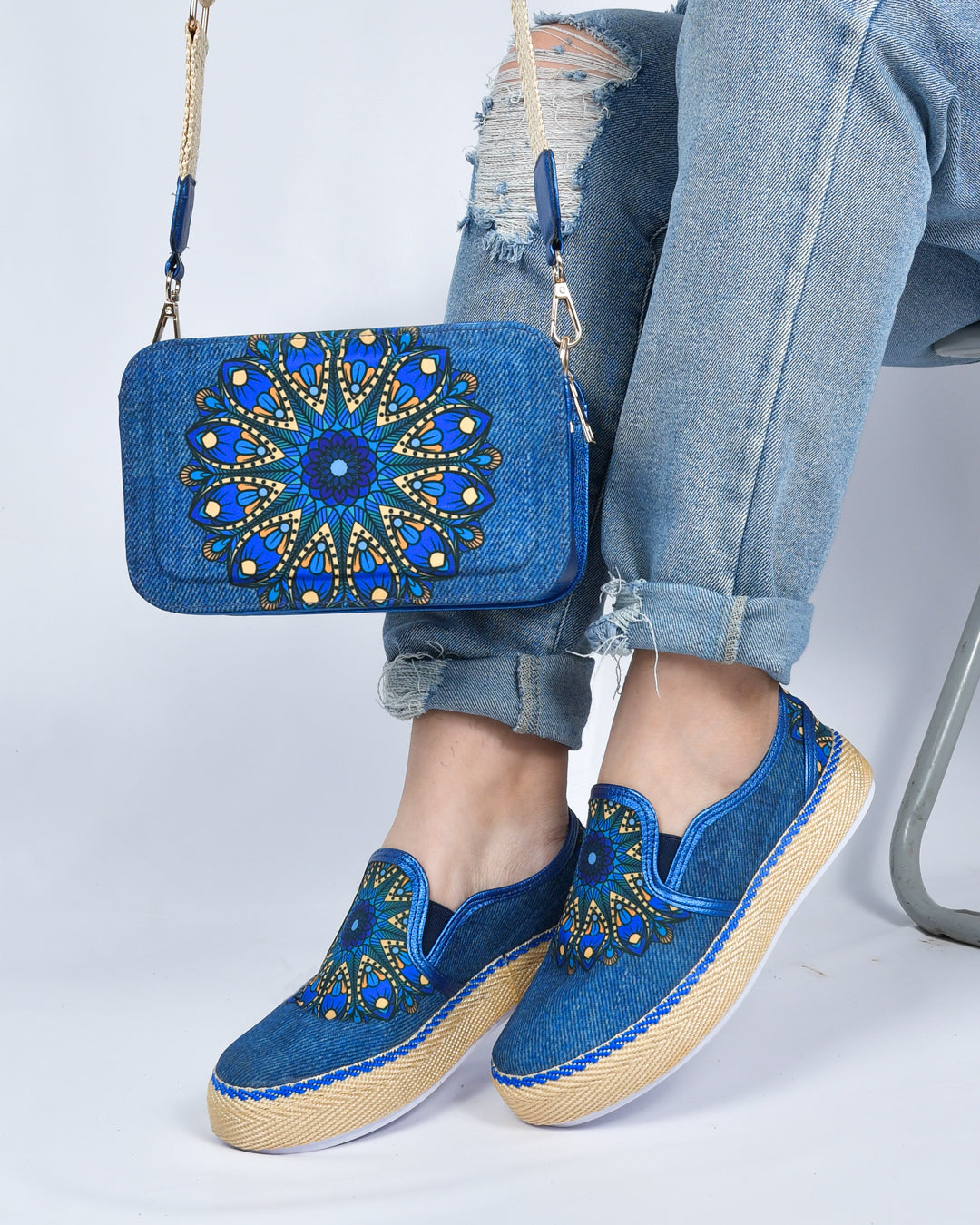 Aruna Shoes & Crossbody Bag Set by Pontiak