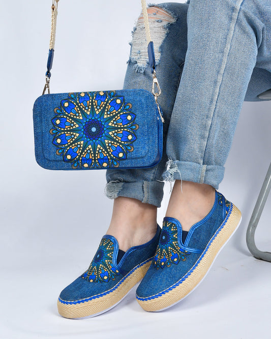 Aruna Shoes & Crossbody Bag Set by Pontiak