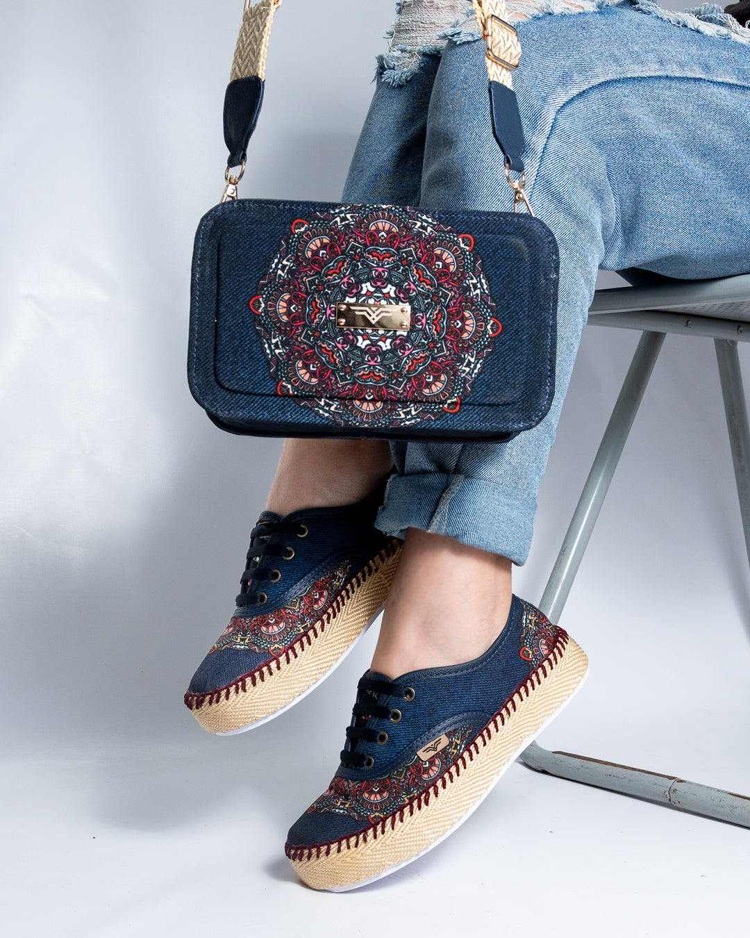 Mulan Shoes & Crossbody Bag Set by Pontiak