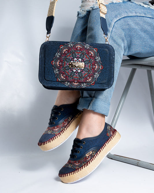Mulan Shoes & Crossbody Bag Set by Pontiak