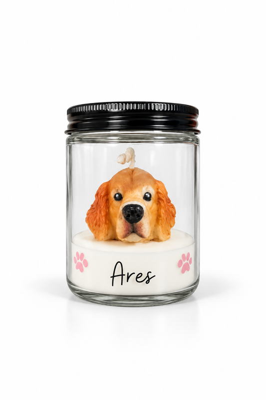 Golden Retriever Silicone Candle Mold