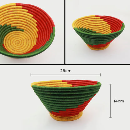 Handmade Fruit Bowl Centerpiece in Fique Fabric