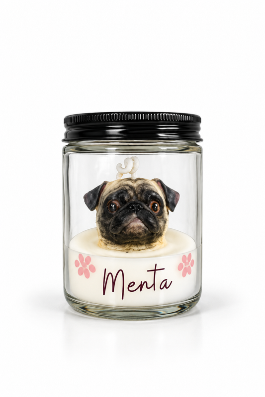 Pug Silicone Candle Mold