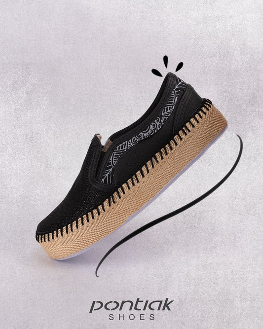 Arandela Glitter Slip-On Espadrille Sneakers by Pontiak