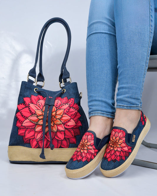 Arisha Shoes & Handbag Set by Pontiak