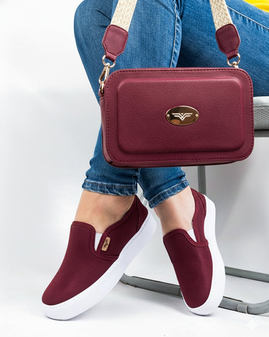 Vino Shoes & Crossbody Bag Set by Pontiak