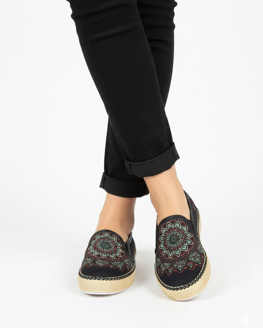 Haiti Denim Slip-On Espadrille Sneakers by Pontiak