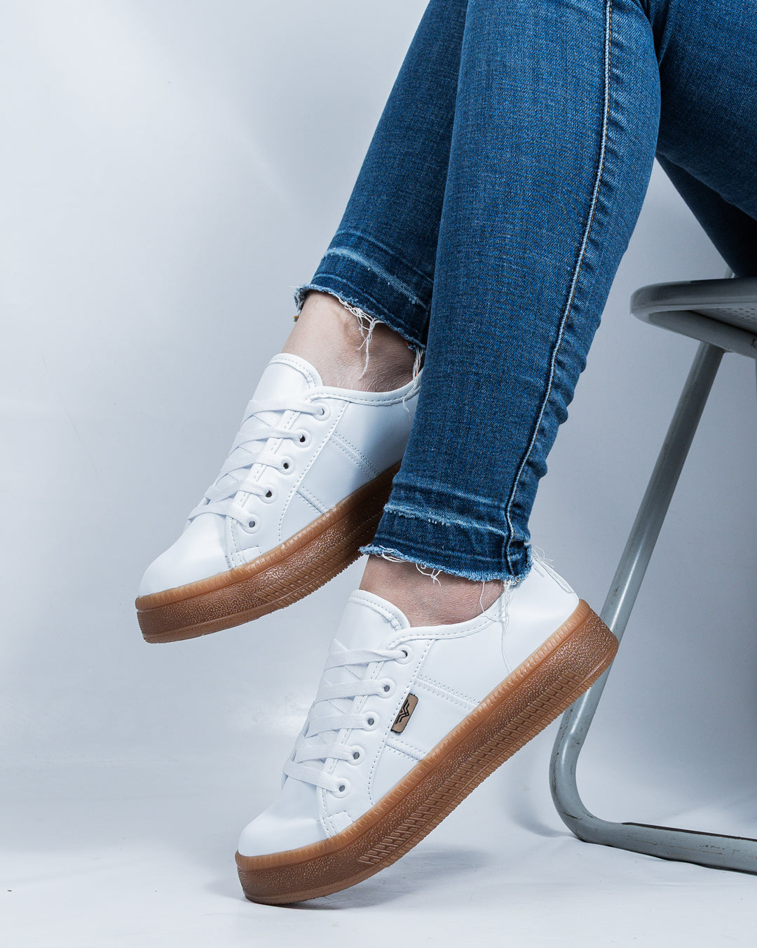 Caramel Lace-Up Espadrille Sneakers by Pontiak