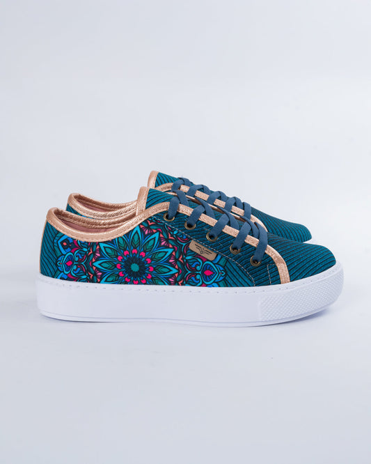 Mandala Pacific Lace-Up Espadrille Sneakers by Pontiak