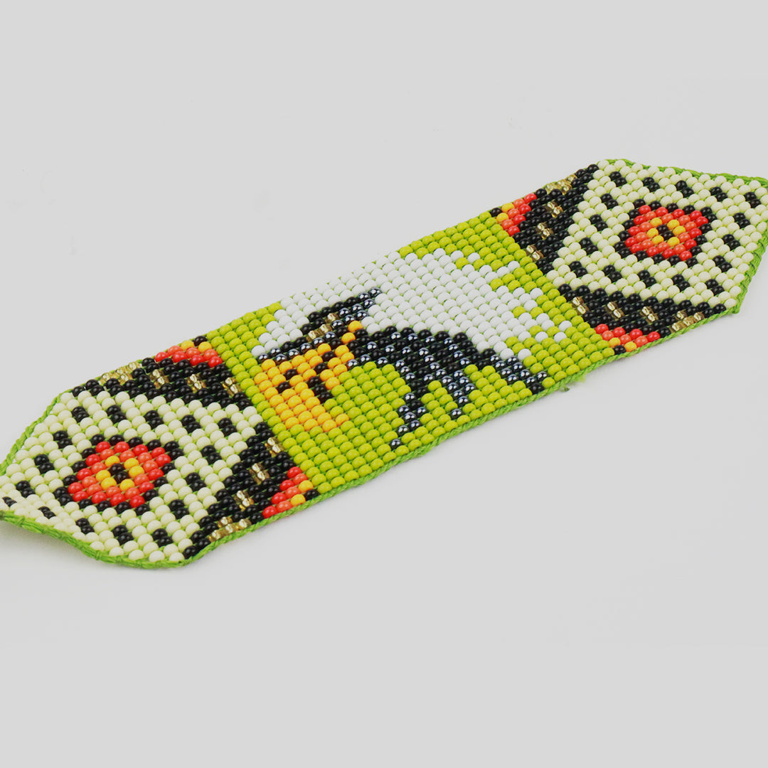 Colombian Bead Bracelet with Tribal Motifs
