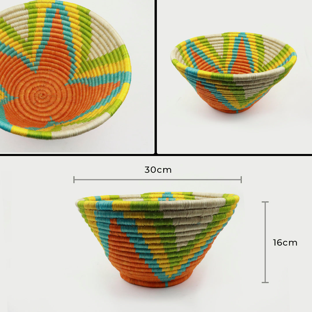 Handmade Fruit Bowl Centerpiece in Fique Fabric