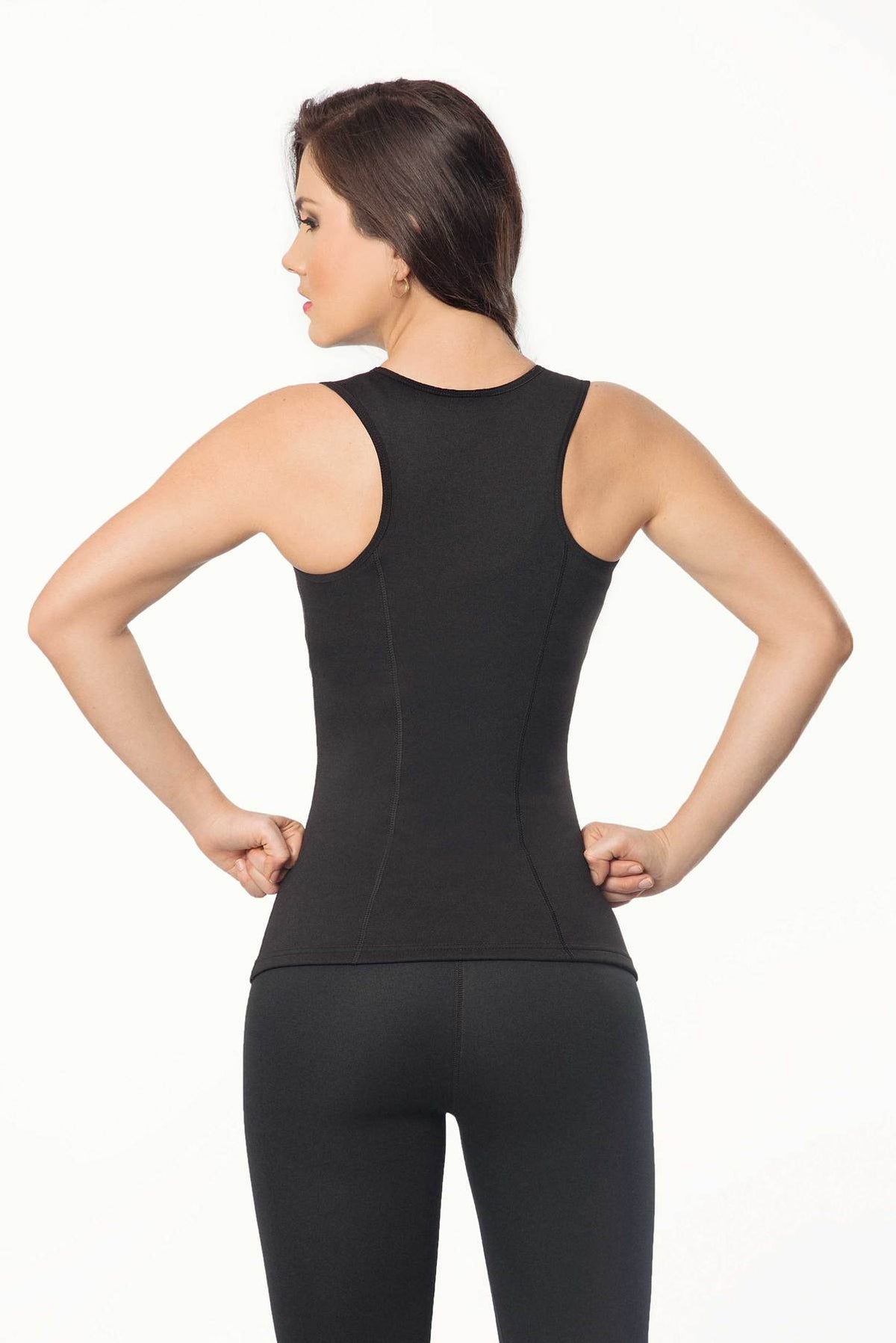 Neoprene Sweat Vest – back view