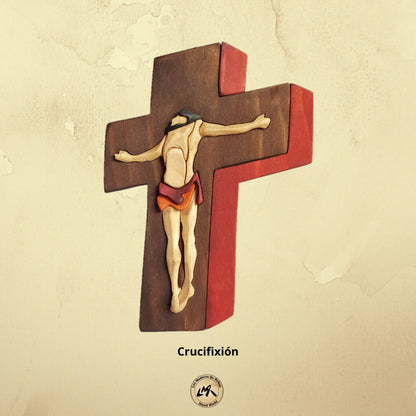 Crucifixion Wooden Wall Crucifix