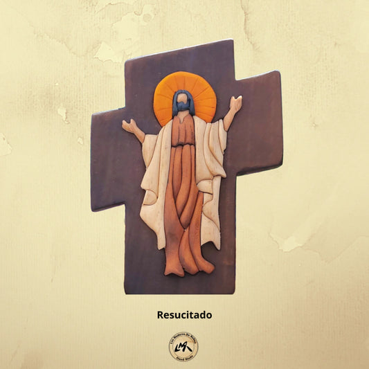 Risen Christ Wooden Wall Crucifix