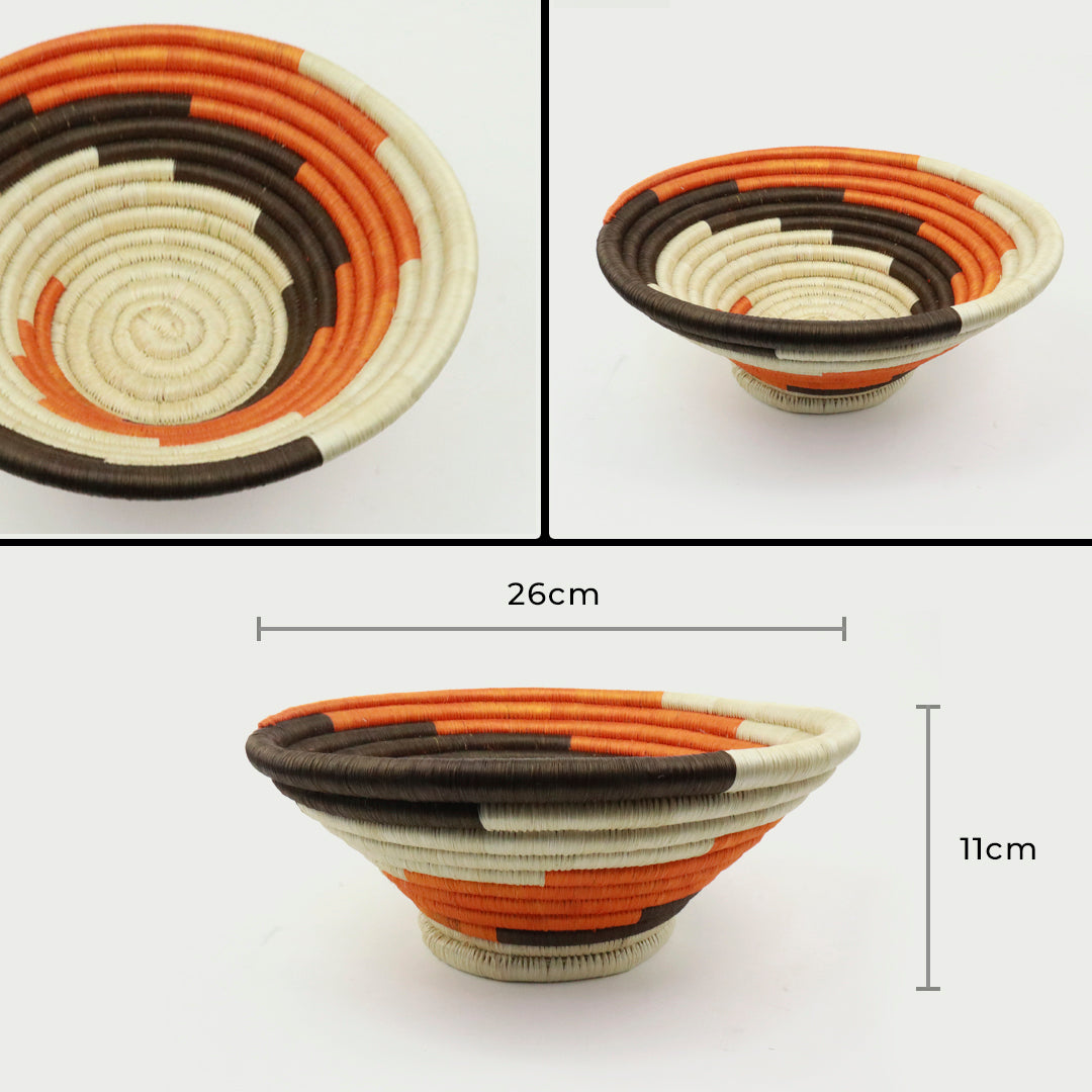 Handmade Fruit Bowl Centerpiece in Fique Fabric