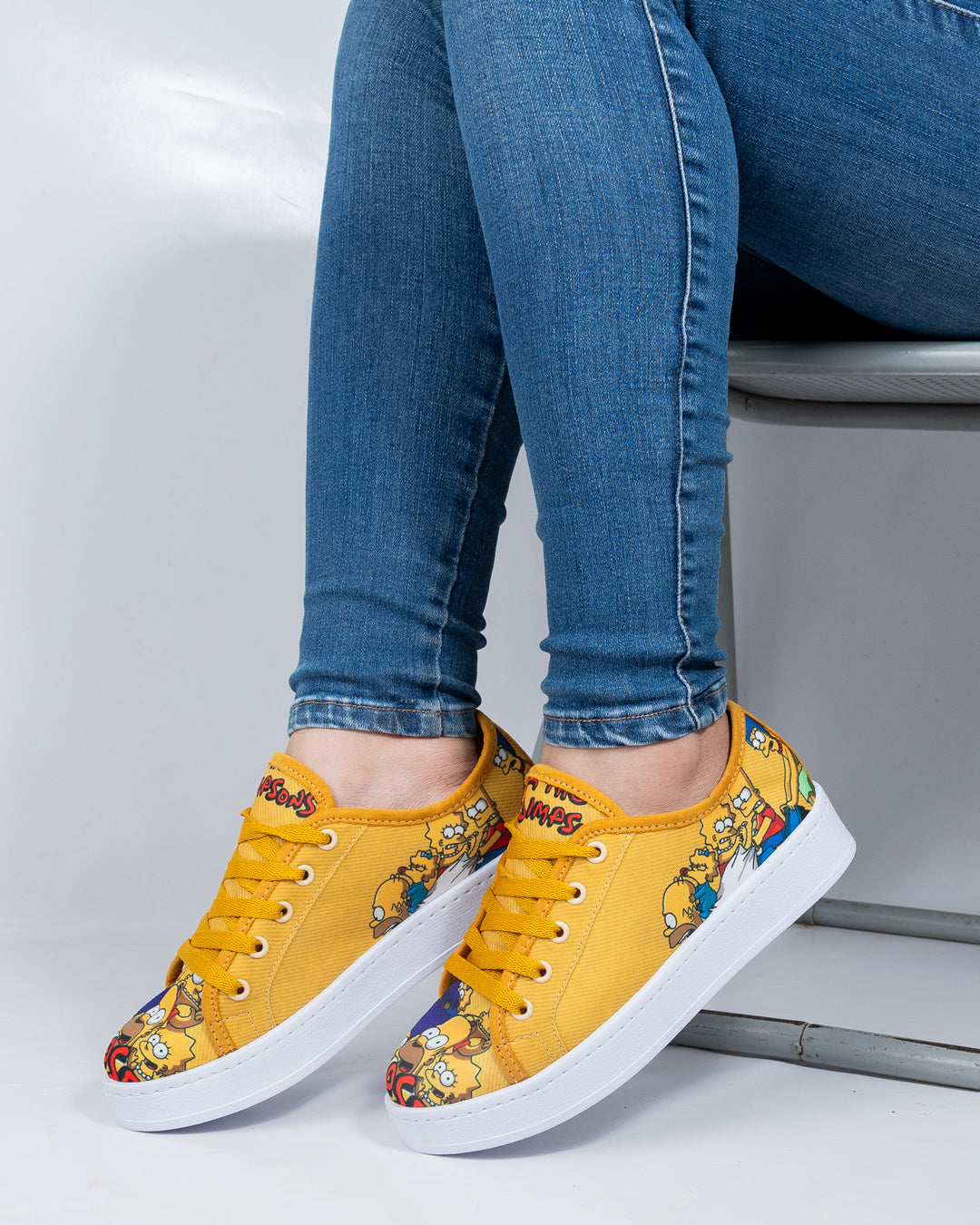 The Simpsons Lace-Up Espadrille Sneakers by Pontiak