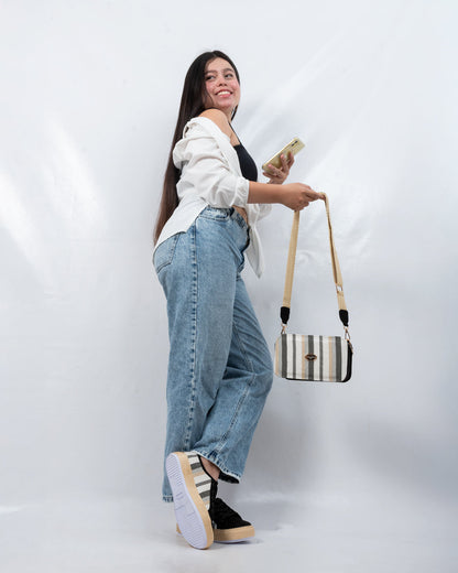 RM Black Shoes & Crossbody Bag Set by Pontiak