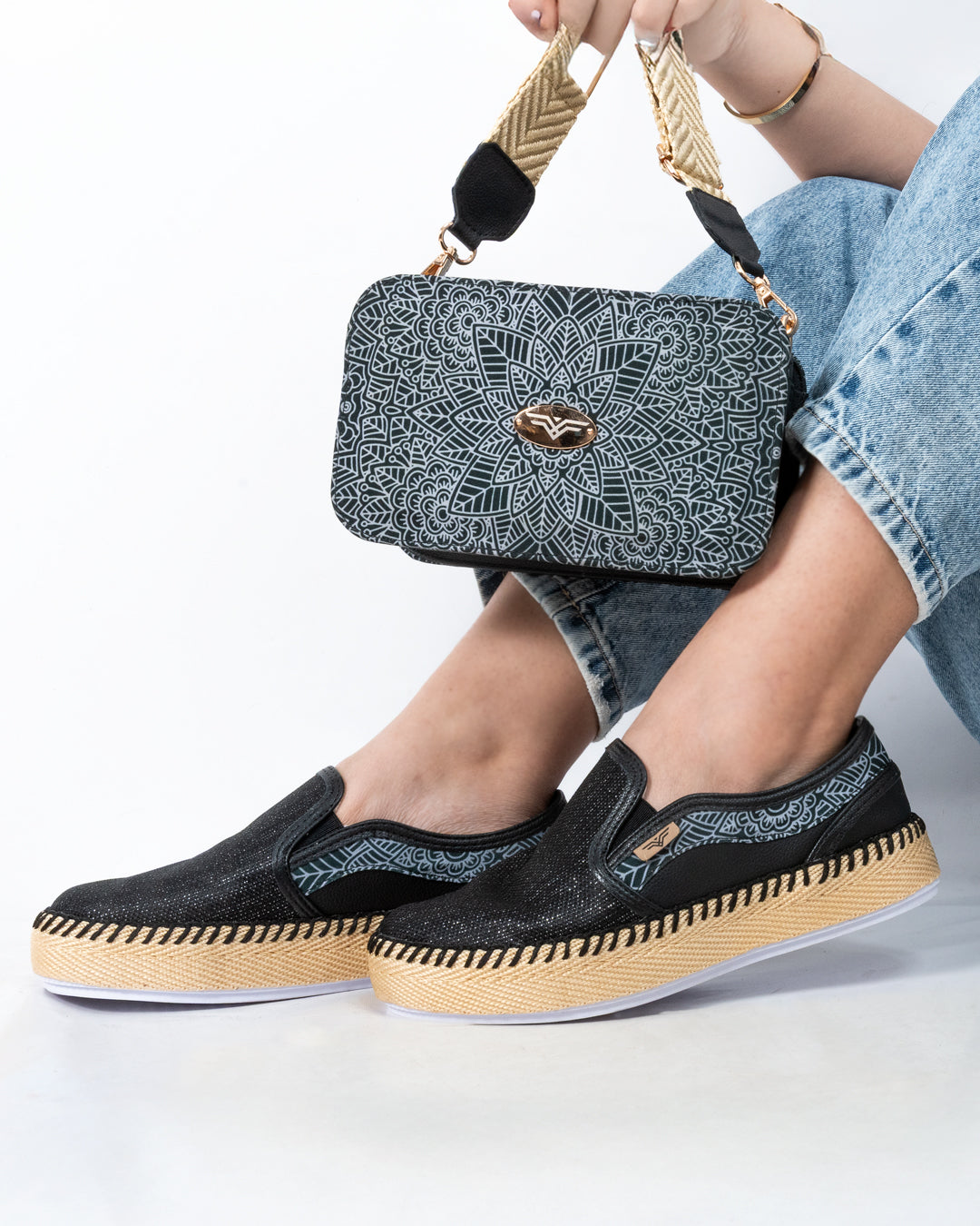 Pureza Shoes & Crossbody Bag Set by Pontiak
