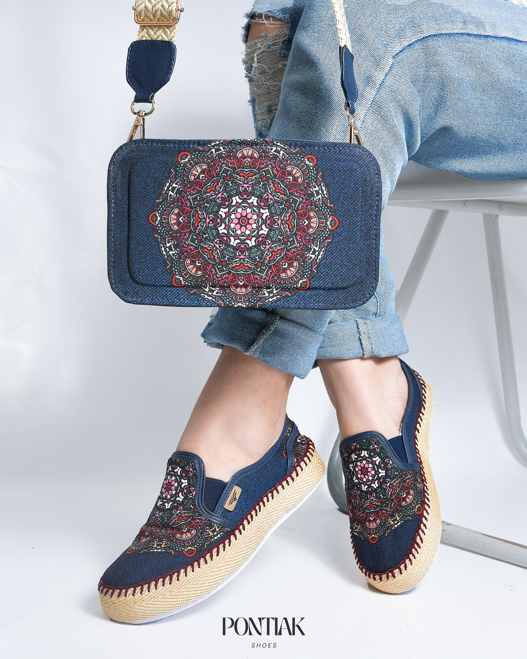 Mulan Shoes & Crossbody Bag Set by Pontiak