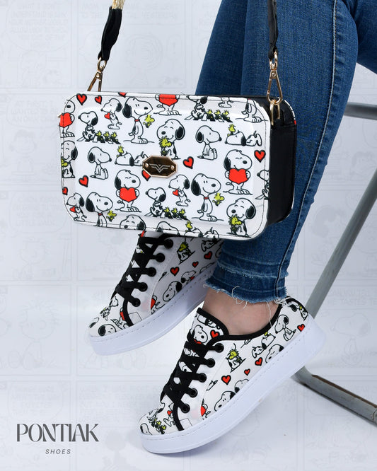 Snoopy Shoes & Crossbody Bag Set by Pontiak