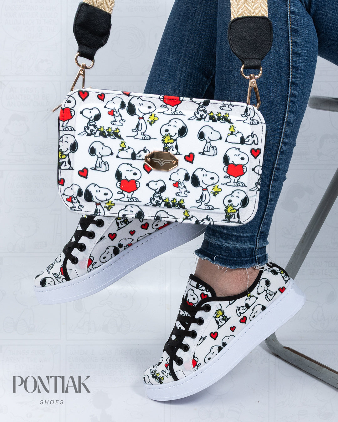 Snoopy Shoes & Crossbody Bag Set by Pontiak
