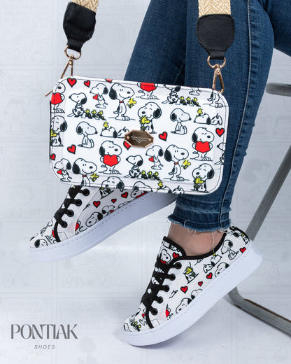 Snoopy Shoes & Crossbody Bag Set by Pontiak